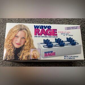 Vintage wave rage spiral curlers